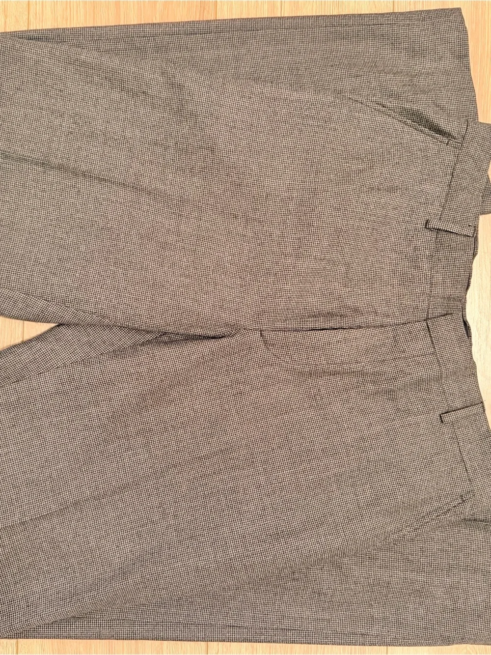 Banana Republic Men's 100% Wool Dress Pants 34/34 Brown Houndstooth